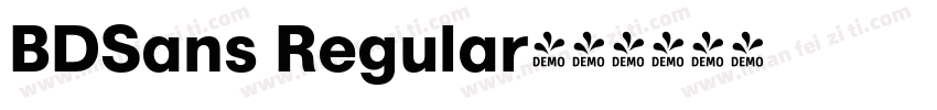 BDSans Regular字体转换
